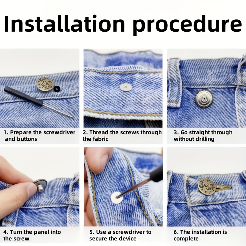 26pcs Unisex Belt Installation Kit with Screws & Screwdriver